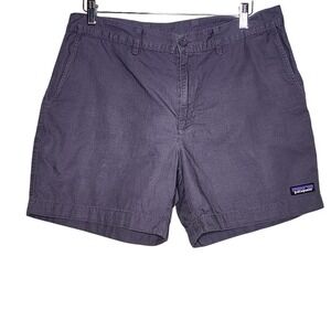 Patagonia Mens Gray Shorts Organic Cotton Hemp Classic Slanted Front Pocket 34